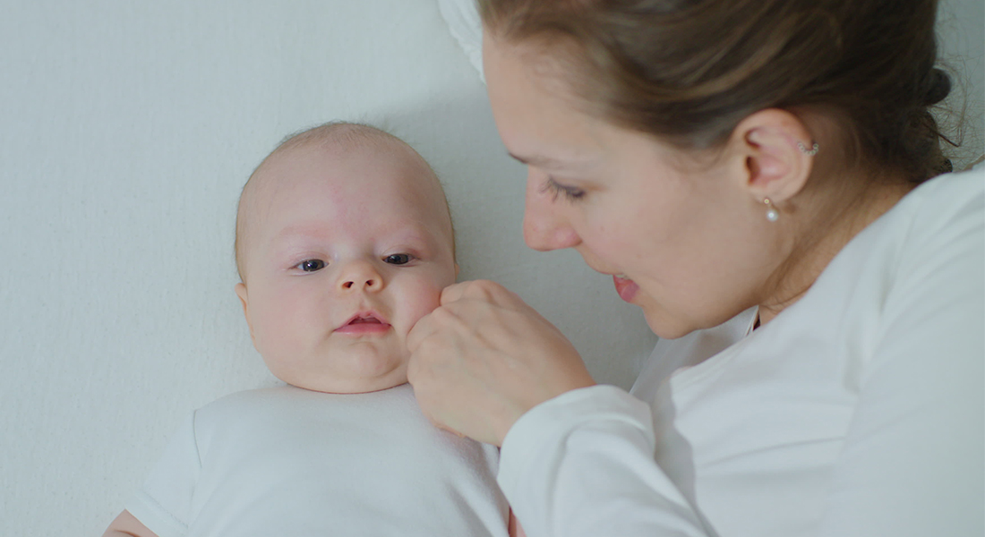 Mor og baby. Foto: Colourbox